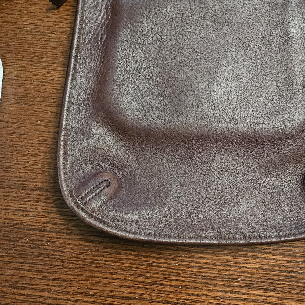 Coach Vintage Slim Hippie Flap Saddle Bag Brown 80D-9135 - Picture 14 of 14